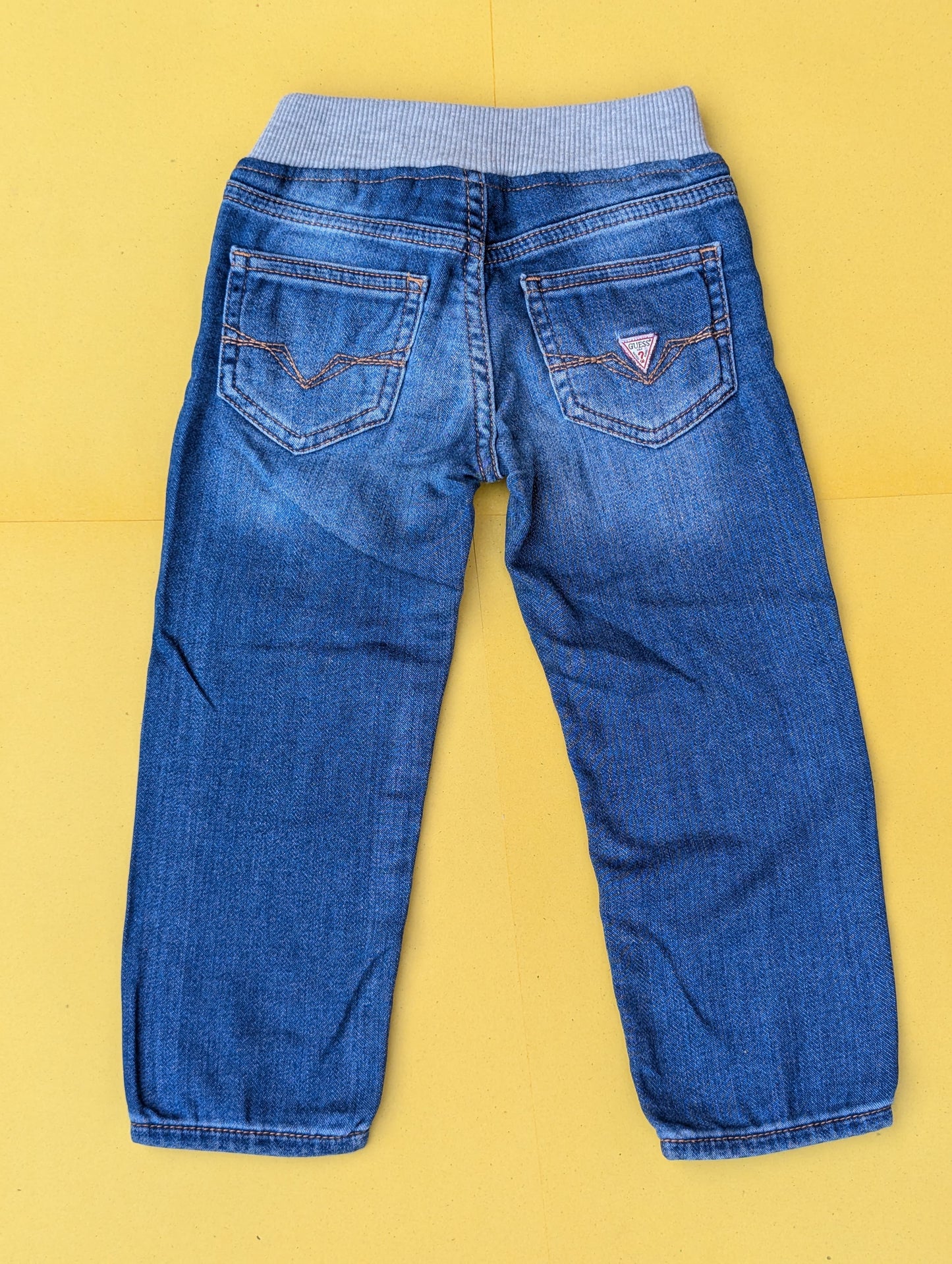 Ribbed Comfort Stretch Denim Trousers for Kids