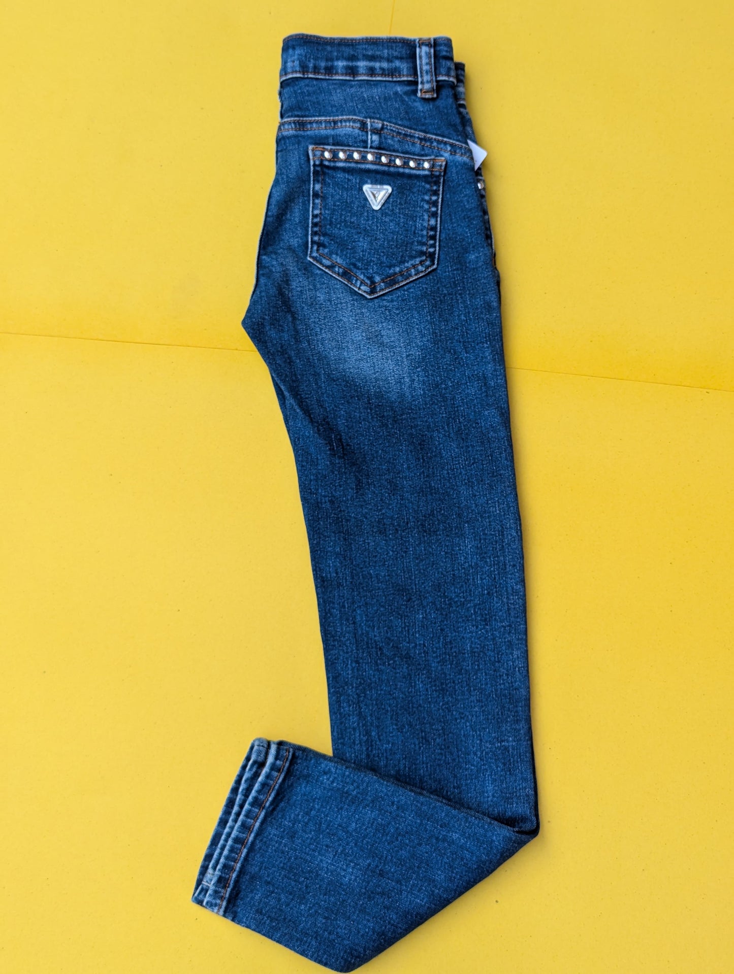 Guess Girls' Stretch Denim Skinny Fit Pants