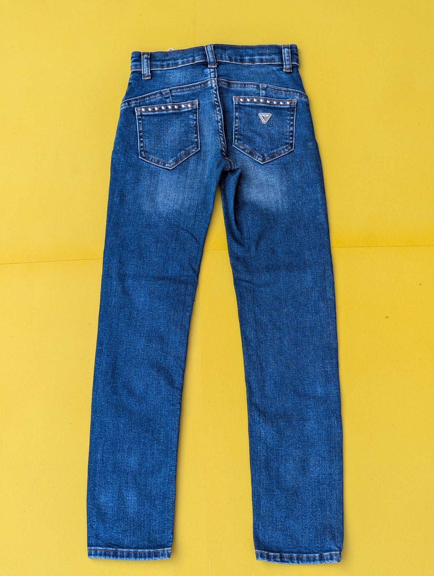 Guess Girls' Stretch Denim Skinny Fit Pants